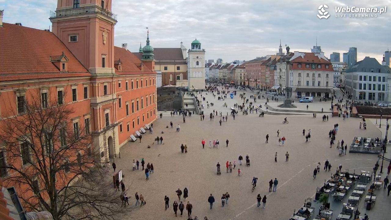 Warszawa - Plac Zamkowy 4K - 22 marzec 2026, 16:37