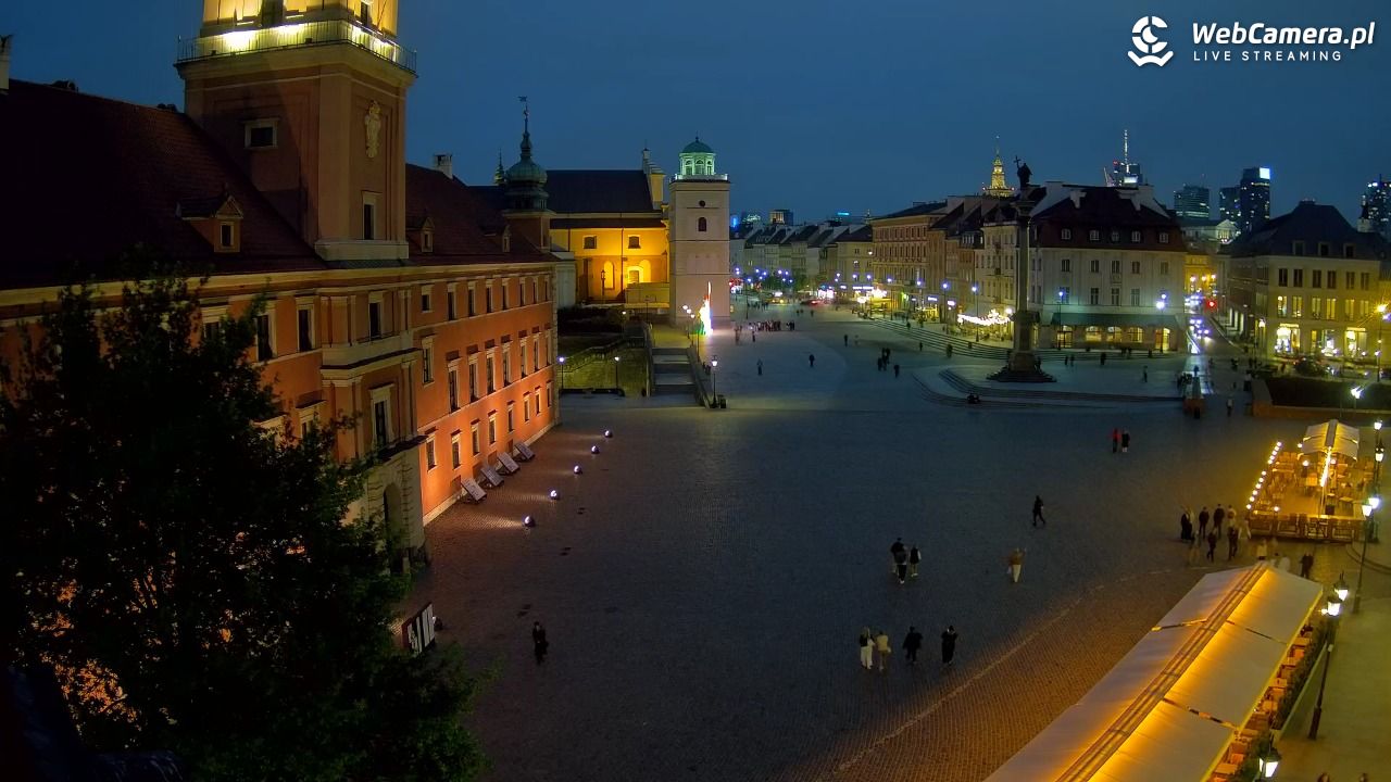 Warszawa - Plac Zamkowy 4K - 07 maj 2026, 20:46
