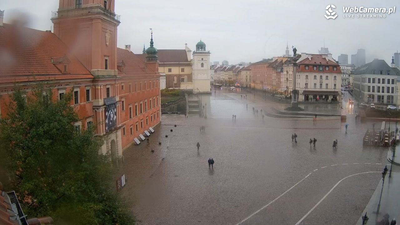 Warszawa - Plac Zamkowy 4K - 30 październik 2025, 13:04