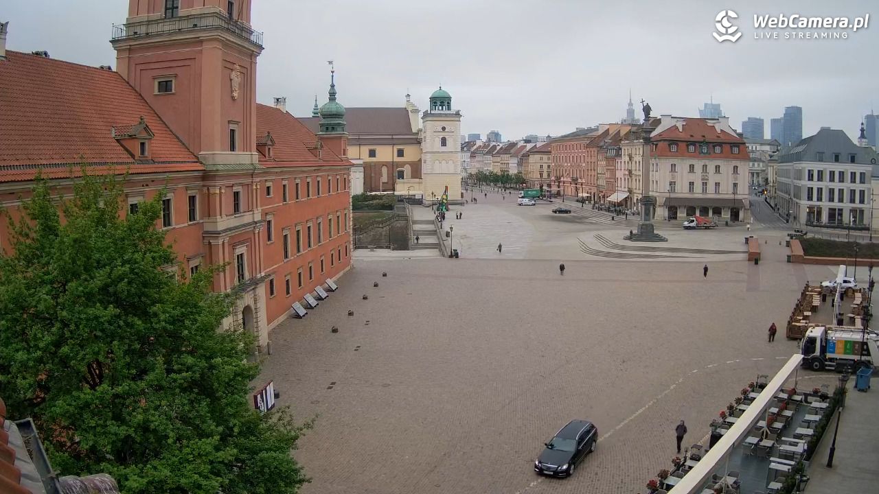 Warszawa - Plac Zamkowy 4K - 08 maj 2026, 08:41