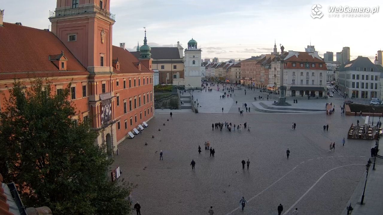 Warszawa - Plac Zamkowy 4K - 31 październik 2025, 15:35