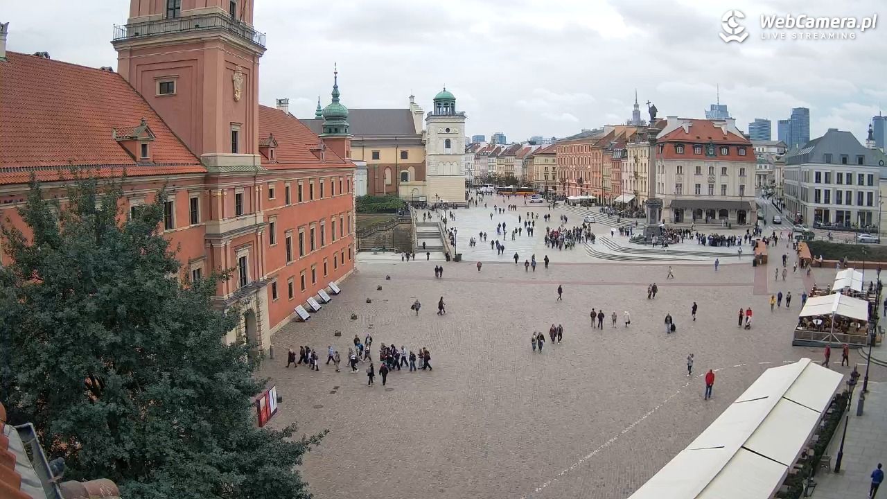Warszawa - Plac Zamkowy 4K - 24 wresień 2026, 13:06