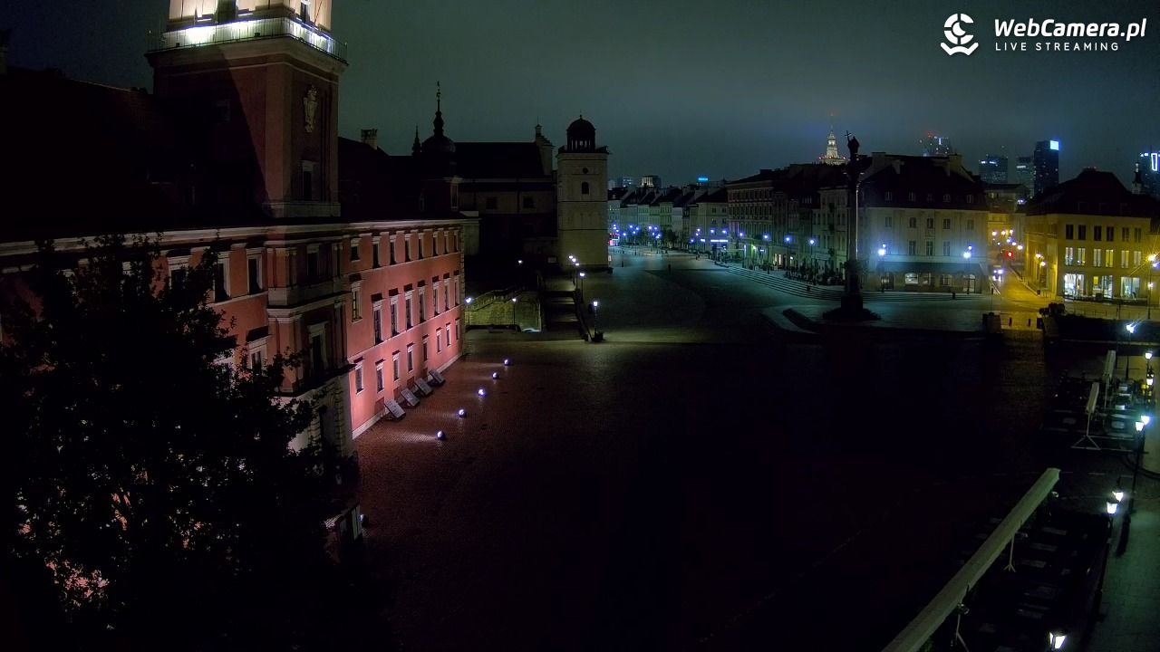 Warszawa - Plac Zamkowy 4K - 26 wresień 2026, 05:14