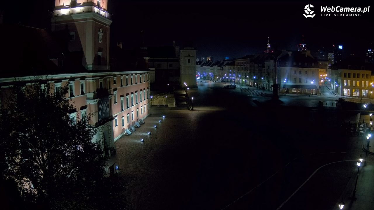 Warszawa - Plac Zamkowy 4K - 01 listopad 2025, 05:07