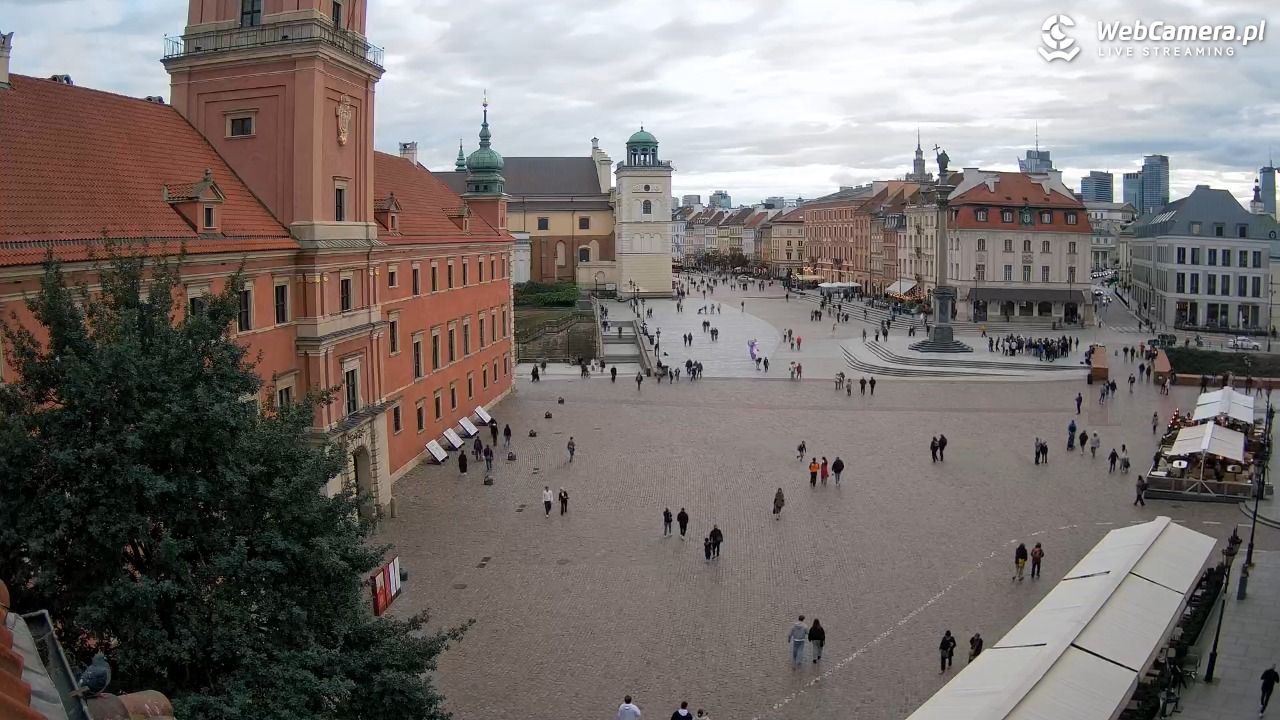 Warszawa - Plac Zamkowy 4K - 23 wresień 2026, 17:11