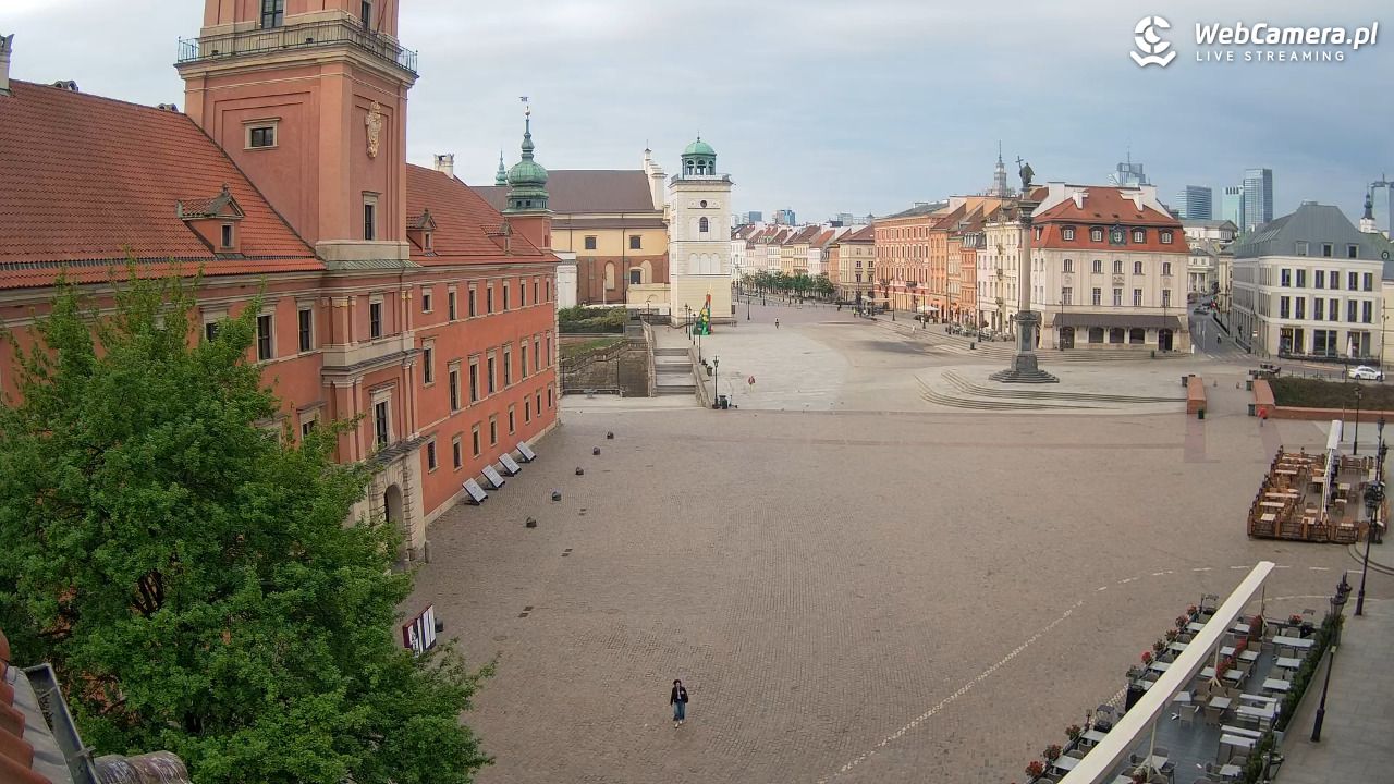 Warszawa - Plac Zamkowy 4K - 07 maj 2026, 07:00