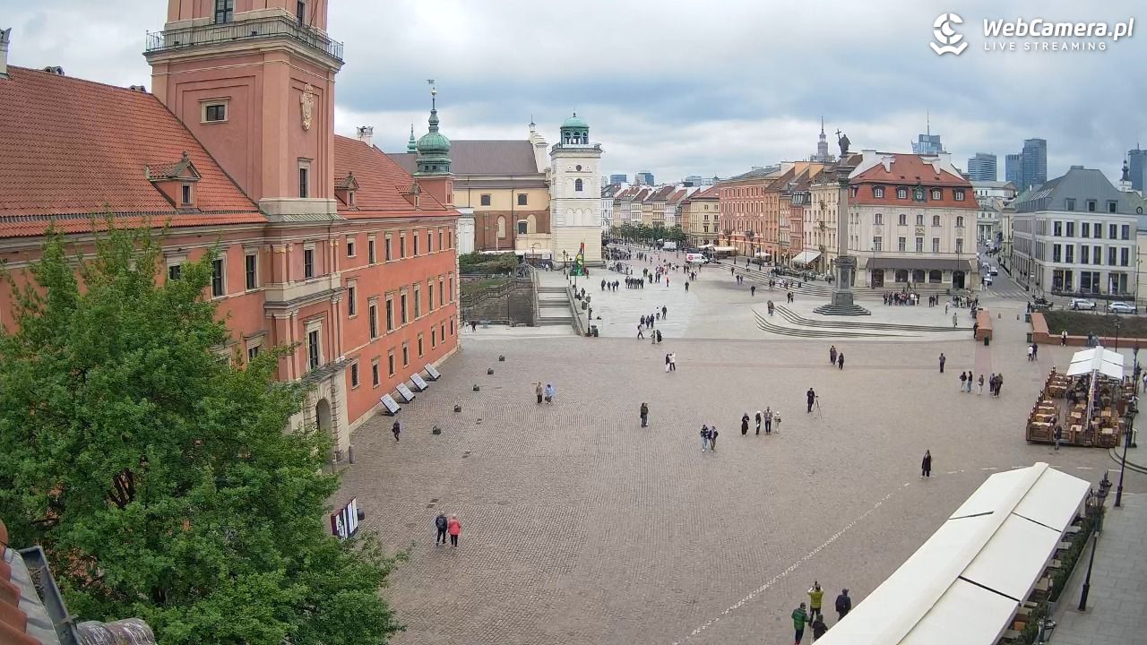 Warszawa - Plac Zamkowy 4K - 08 maj 2026, 12:04