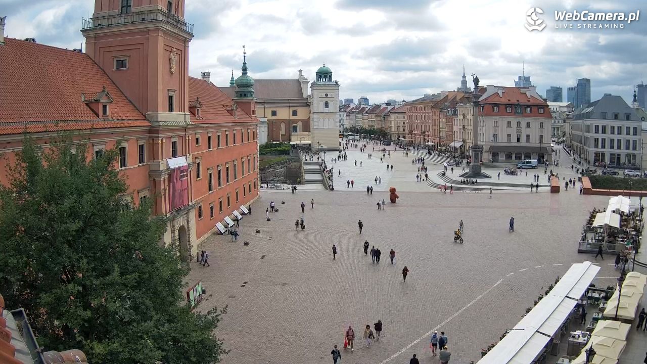 Warszawa - Plac Zamkowy 4K - 13 czerwiec 2025, 13:51