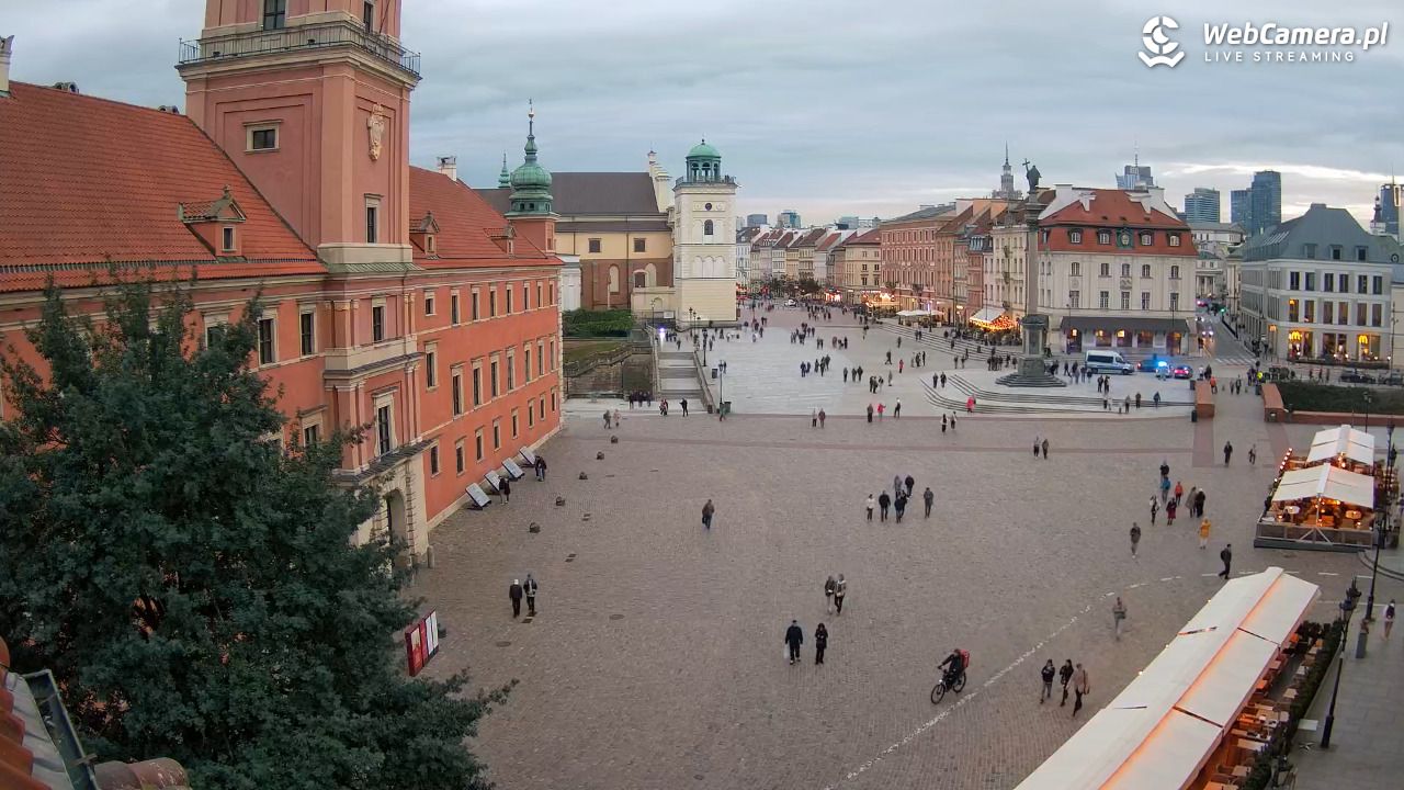 Warszawa - Plac Zamkowy 4K - 25 wresień 2026, 18:31