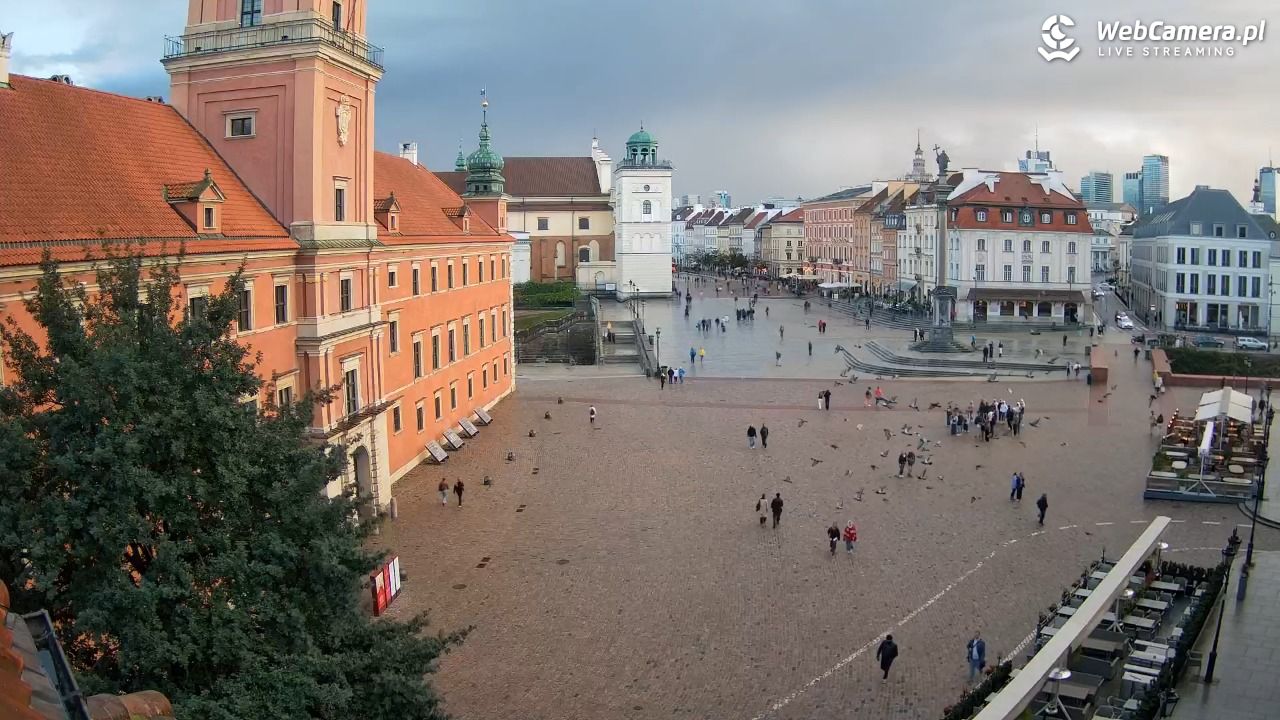 Warszawa - Plac Zamkowy 4K - 21 wresień 2026, 17:02