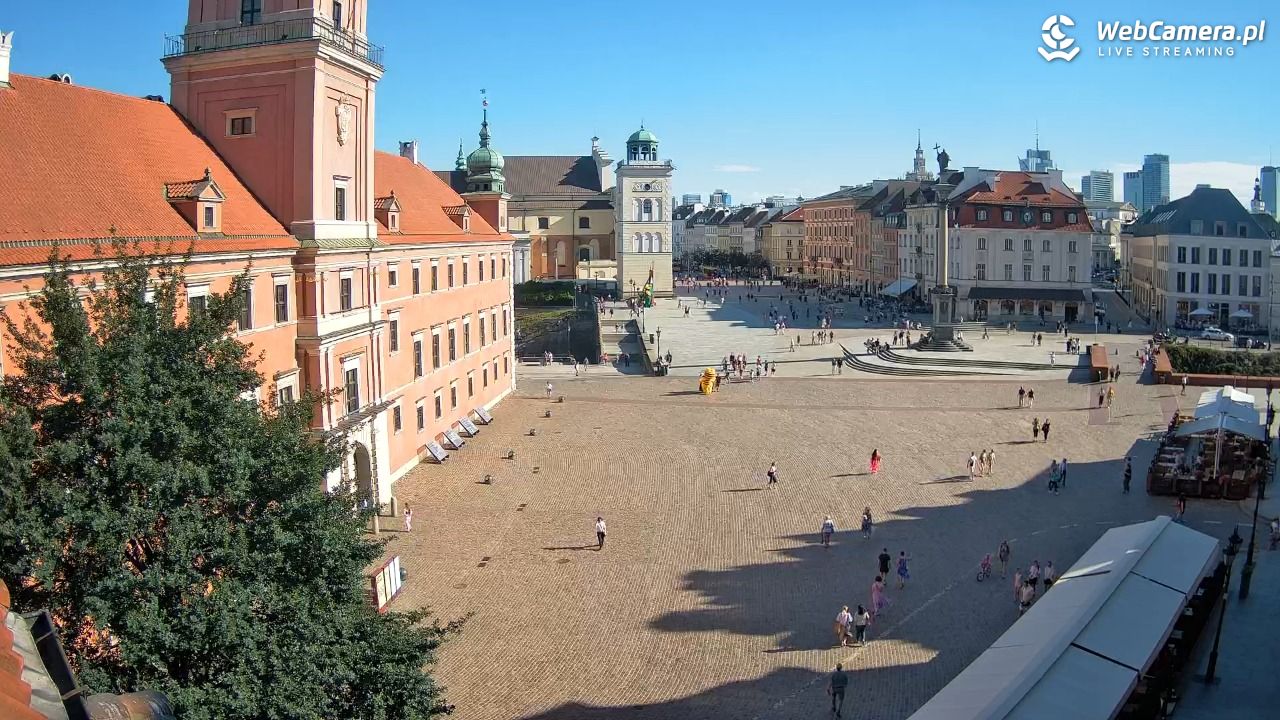 Warszawa - Plac Zamkowy 4K - 24 czerwiec 2026, 17:21