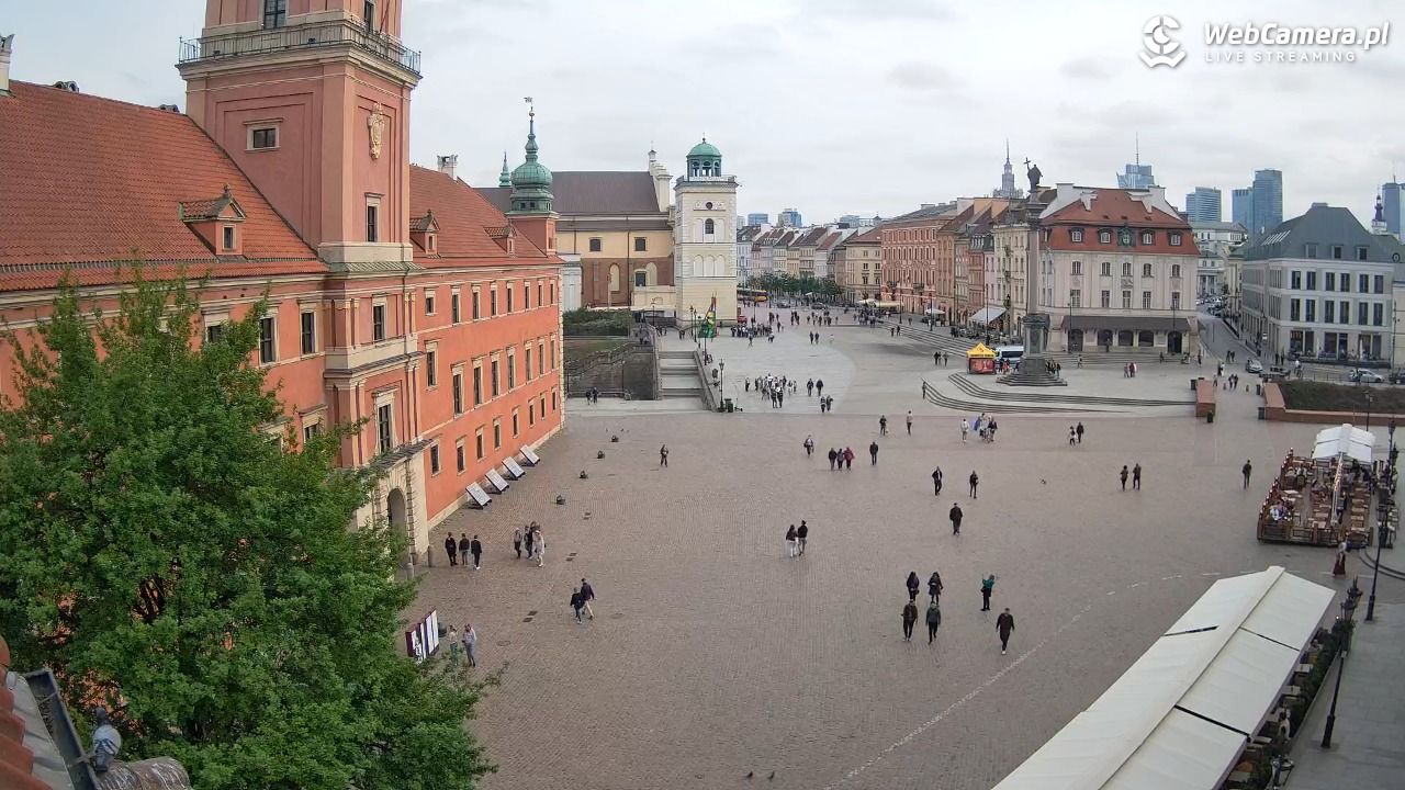 Warszawa - Plac Zamkowy 4K - 07 maj 2026, 17:17