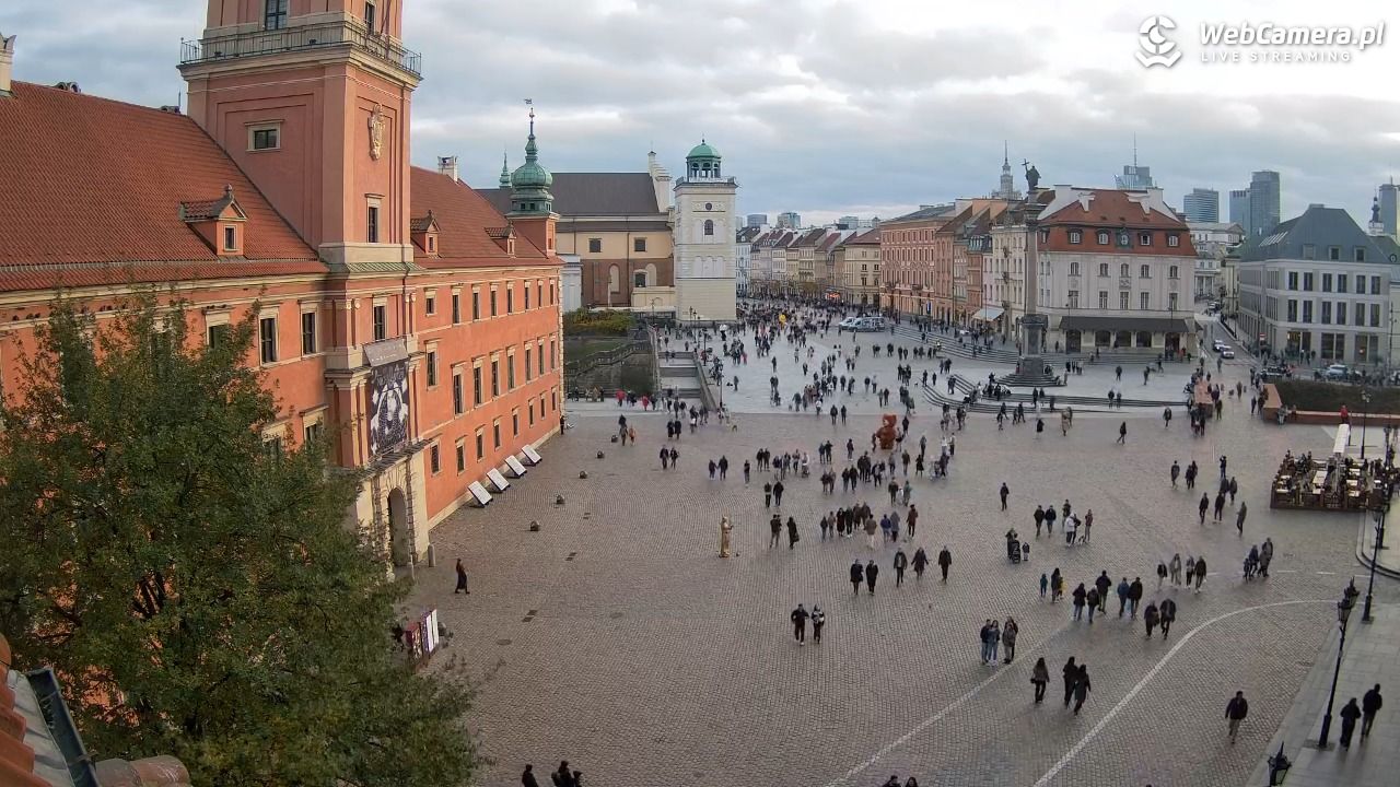 Warszawa - Plac Zamkowy 4K - 01 listopad 2025, 14:59