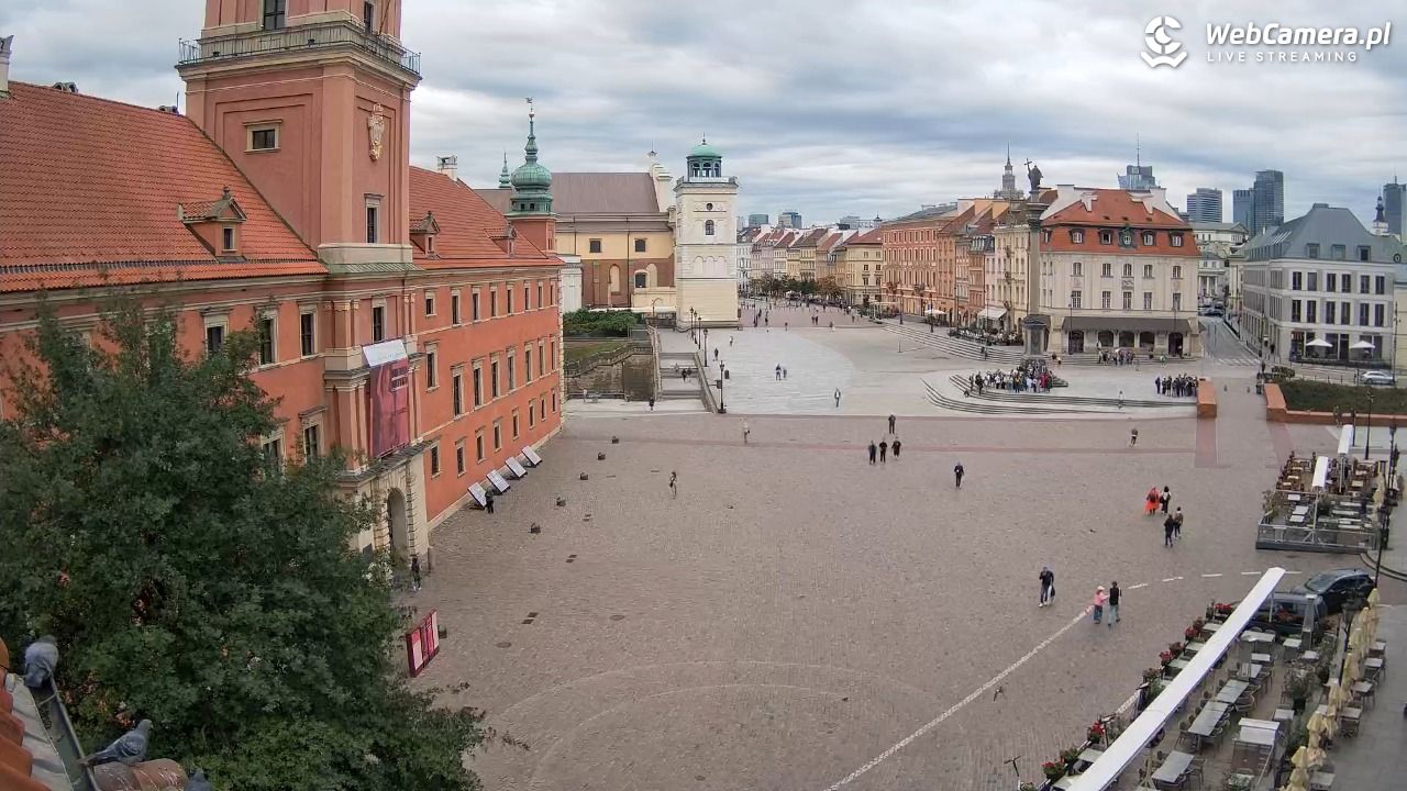 Warszawa - Plac Zamkowy 4K - 16 wresień 2025, 09:31