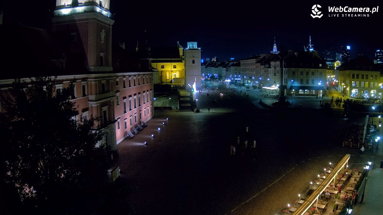 Warszawa - Plac Zamkowy 4K - 21 czerwiec 2026, 23:00