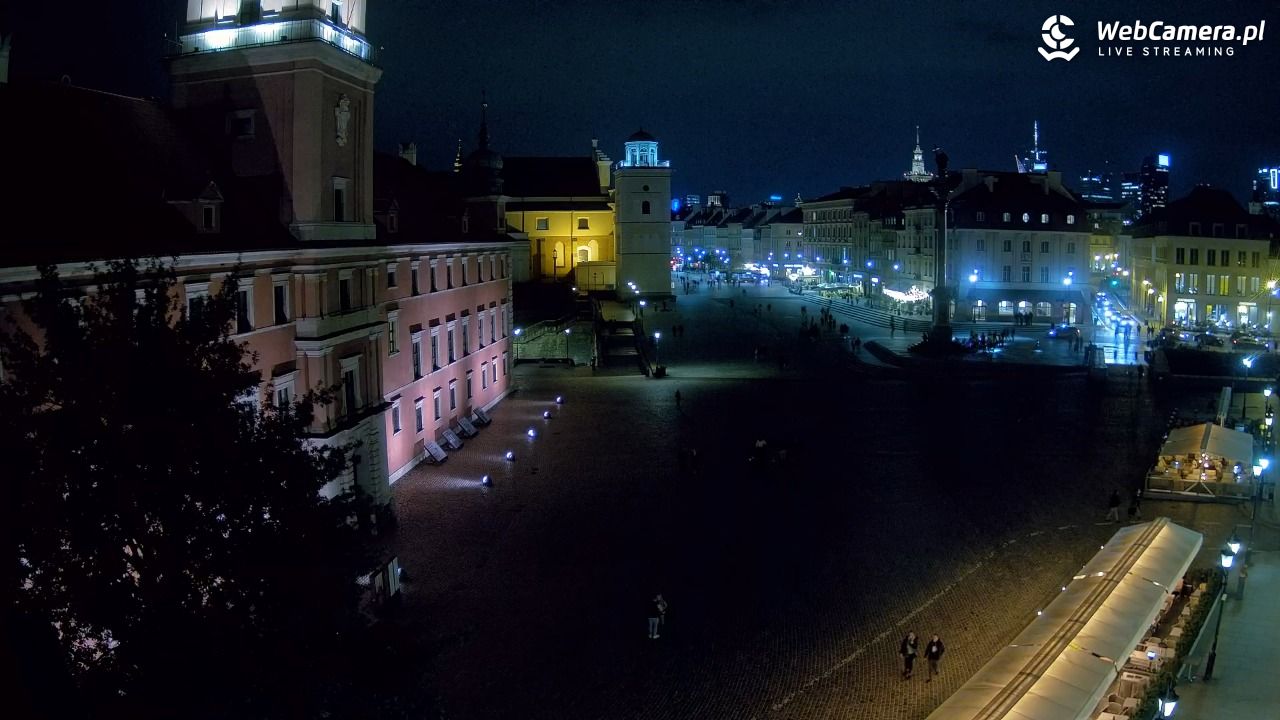 Warszawa - Plac Zamkowy 4K - 25 wresień 2026, 20:53