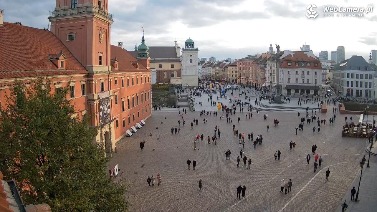 Warszawa - Plac Zamkowy 4K - 01 listopad 2025, 14:43