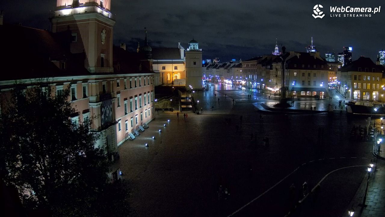 Warszawa - Plac Zamkowy 4K - 30 październik 2025, 17:27