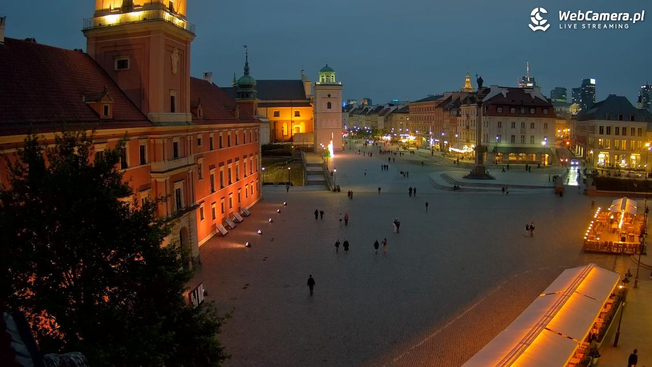Warszawa - Plac Zamkowy 4K - 07 maj 2026, 20:39