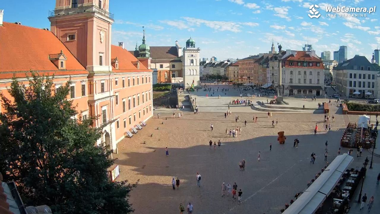Warszawa - Plac Zamkowy 4K - 22 czerwiec 2026, 18:08