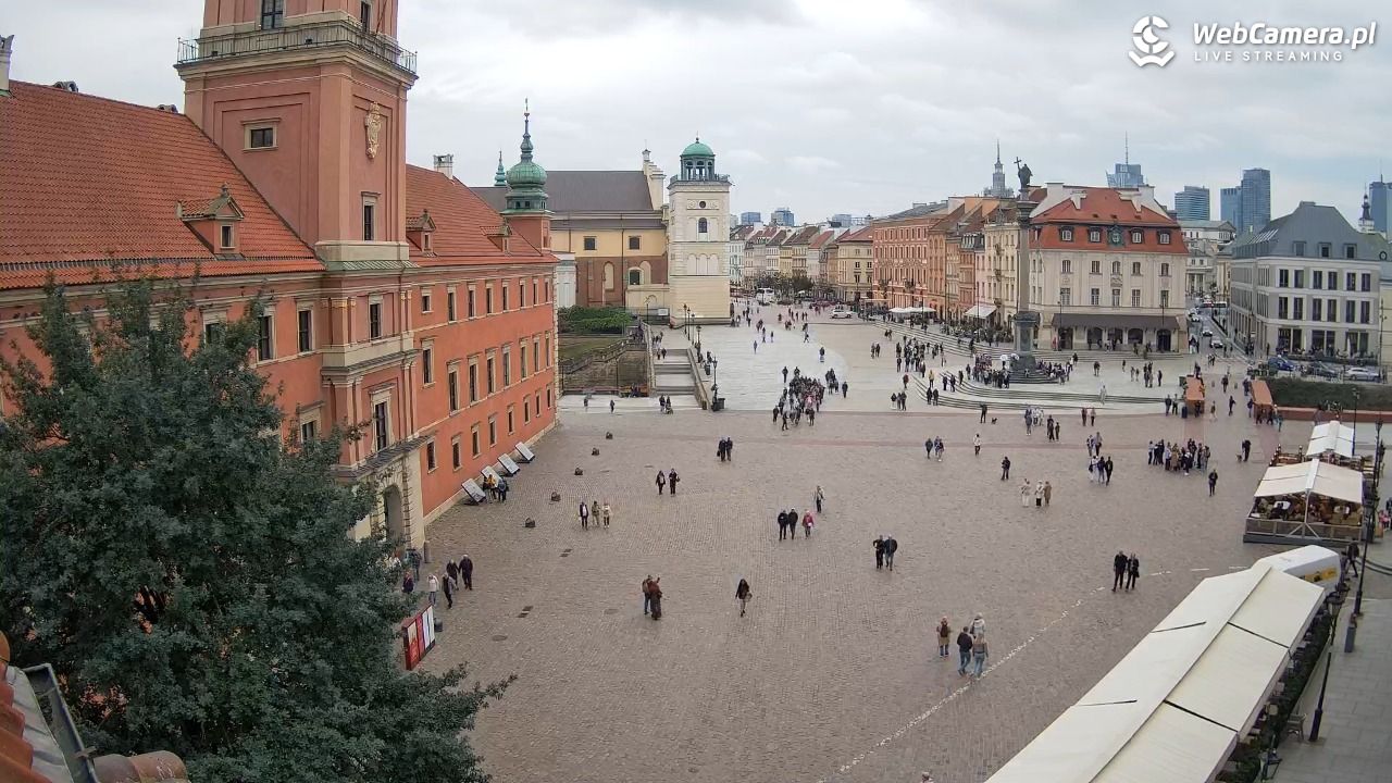 Warszawa - Plac Zamkowy 4K - 24 wresień 2026, 12:59