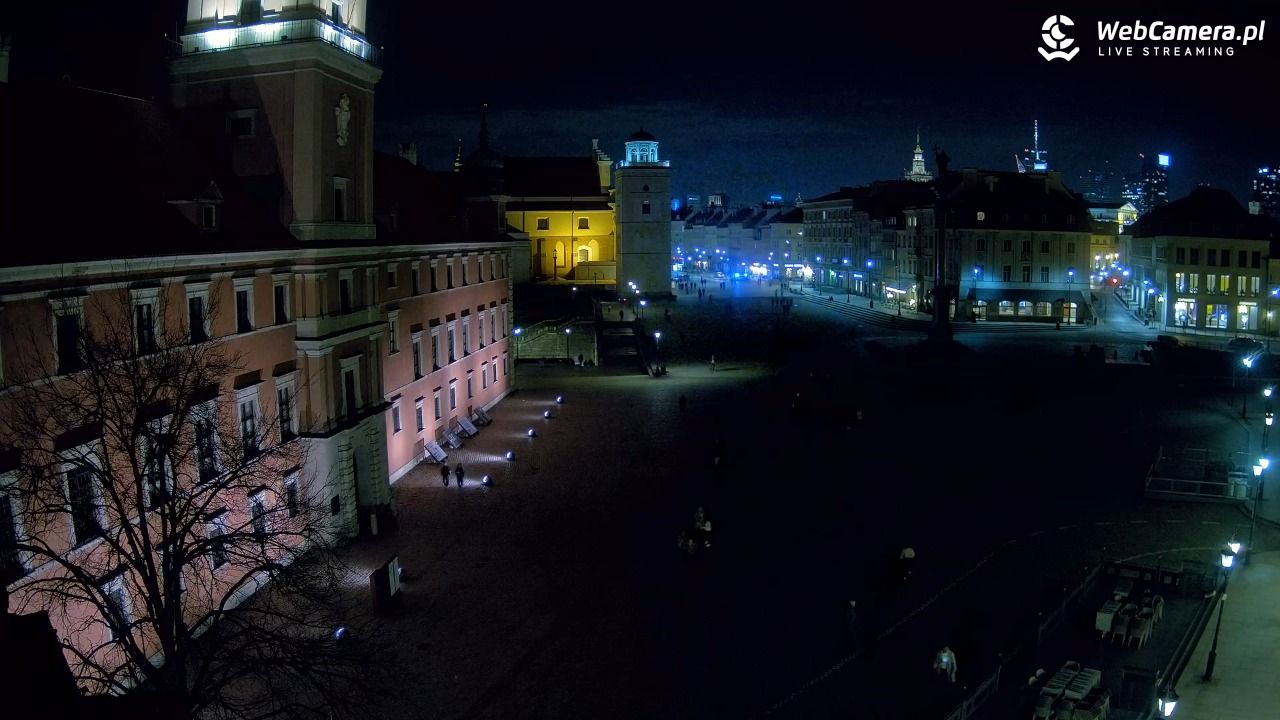Warszawa - Plac Zamkowy 4K - 20 marzec 2026, 21:05