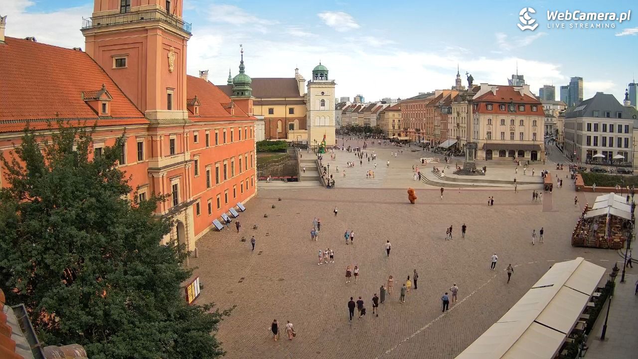 Warszawa - Plac Zamkowy 4K - 23 czerwiec 2026, 18:28