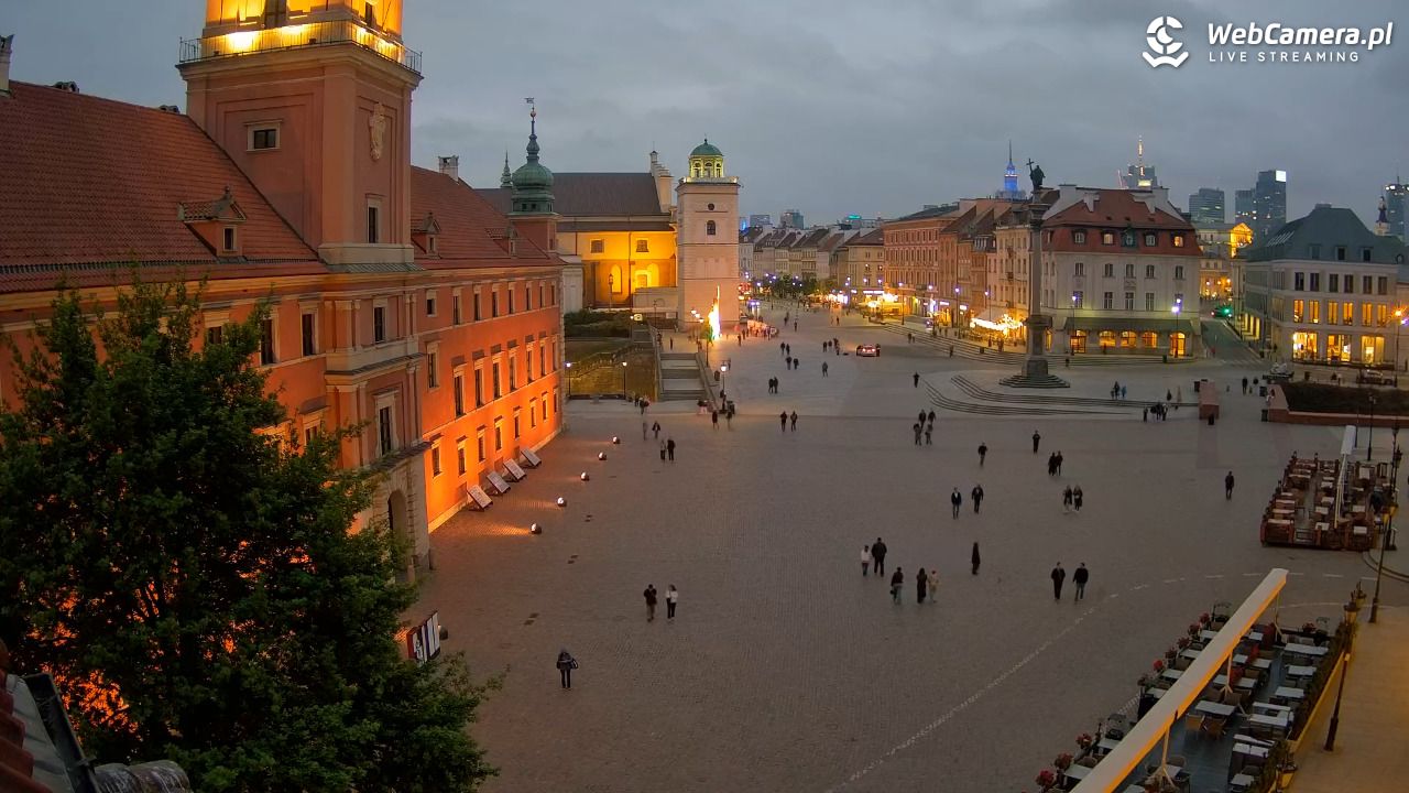 Warszawa - Plac Zamkowy 4K - 08 maj 2026, 20:28