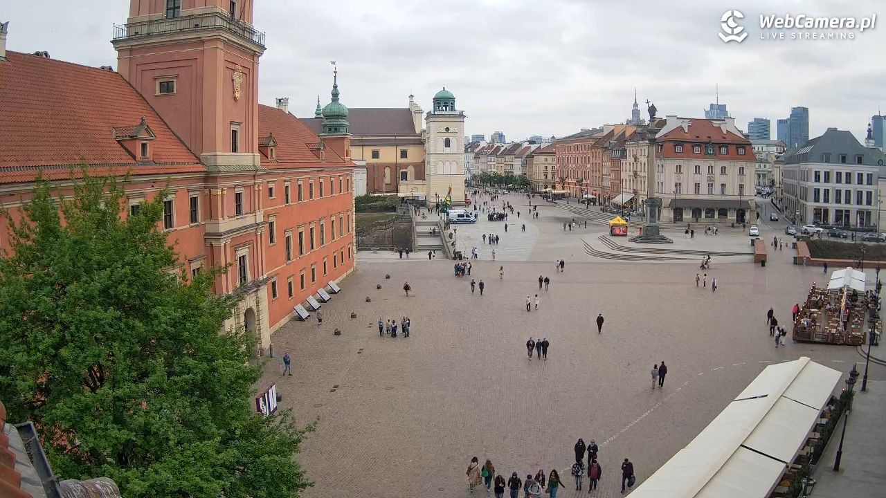 Warszawa - Plac Zamkowy 4K - 07 maj 2026, 17:31