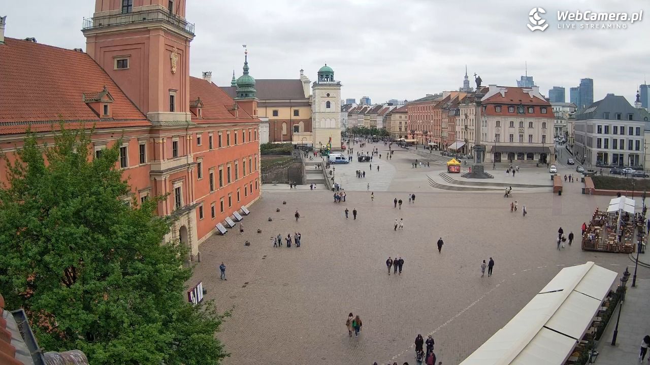 Warszawa - Plac Zamkowy 4K - 07 maj 2026, 17:31