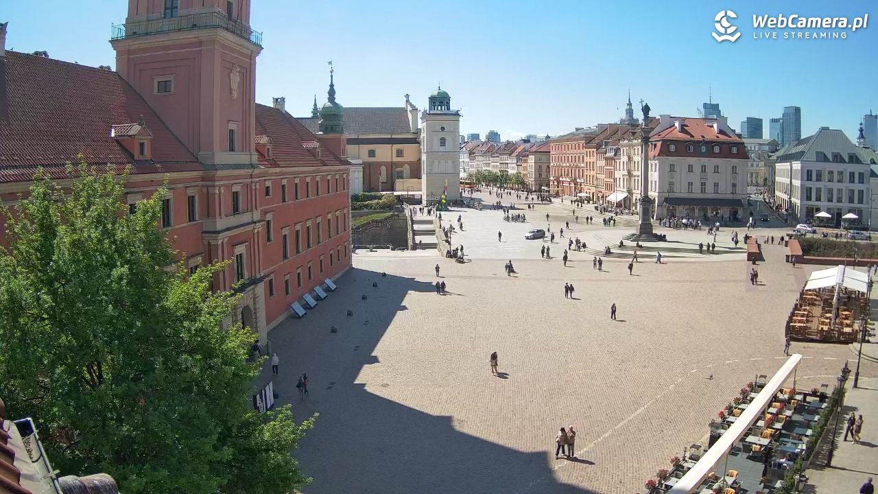 Warszawa - Plac Zamkowy 4K - 10 maj 2026, 10:35