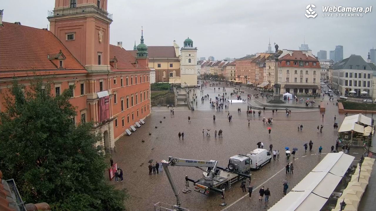 Warszawa - Plac Zamkowy 4K - 14 wresień 2025, 16:41