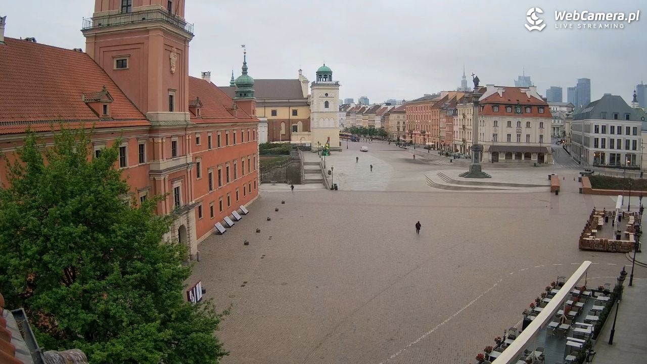 Warszawa - Plac Zamkowy 4K - 08 maj 2026, 06:11