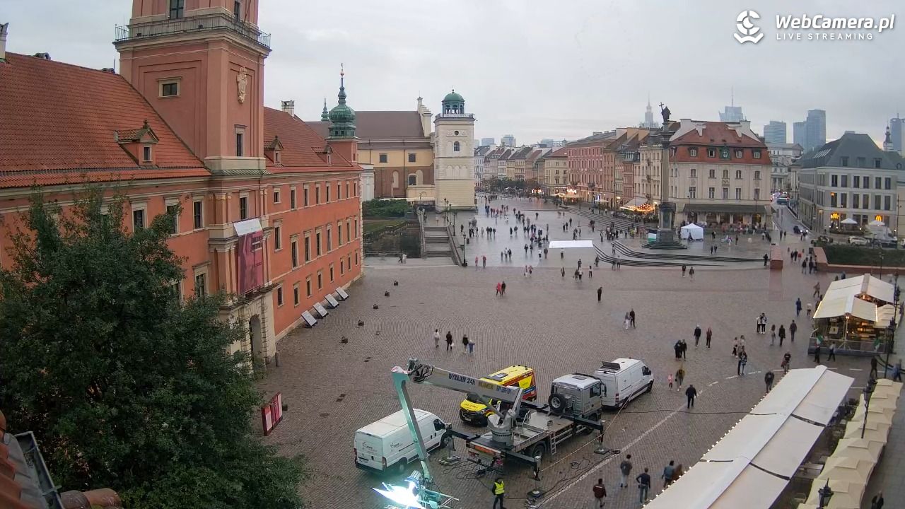 Warszawa - Plac Zamkowy 4K - 14 wresień 2025, 18:23