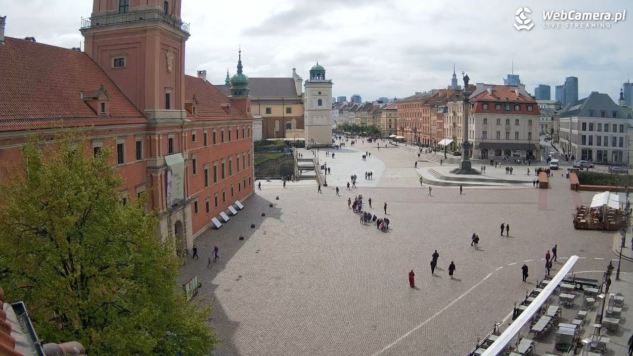 Warszawa - Plac Zamkowy 4K - 25 kwiecień 2025, 11:29