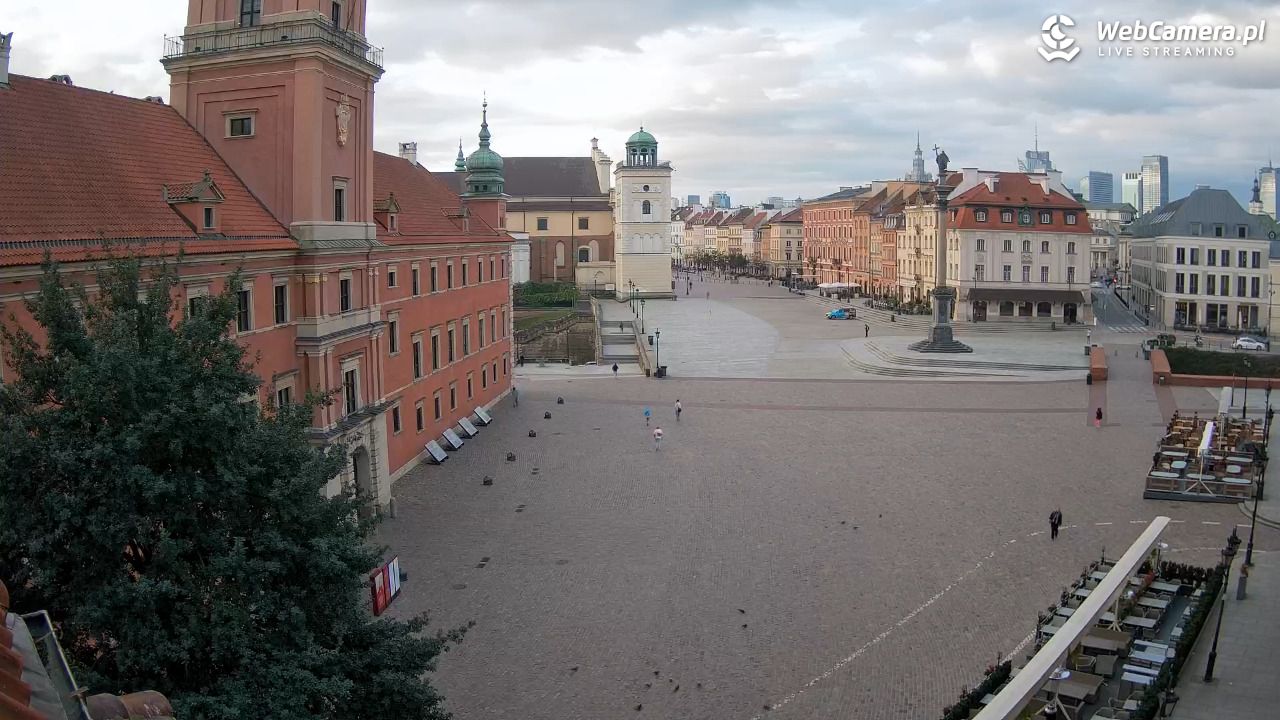 Warszawa - Plac Zamkowy 4K - 24 wresień 2026, 07:41