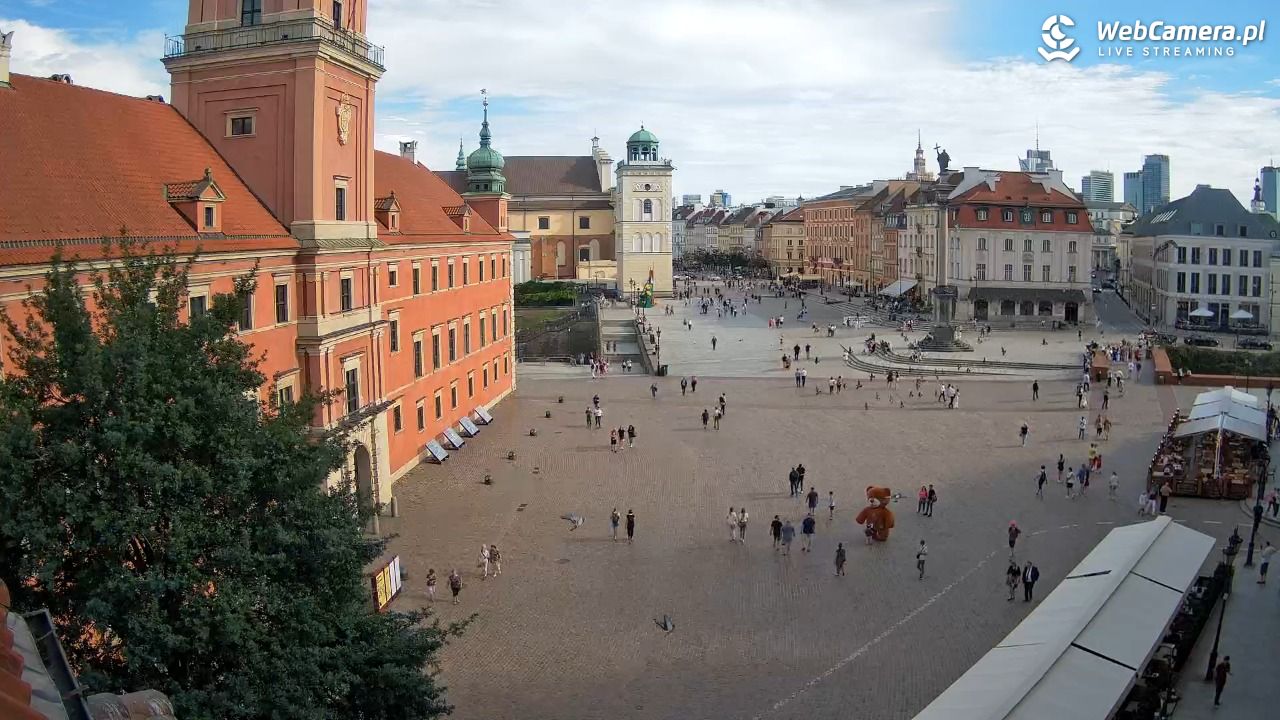 Warszawa - Plac Zamkowy 4K - 23 czerwiec 2026, 17:37
