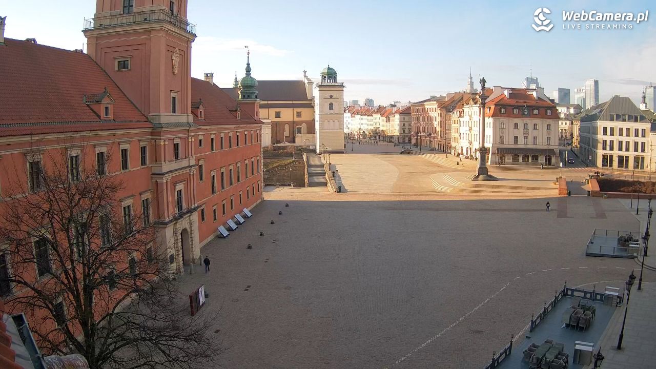Warszawa - Plac Zamkowy 4K - 21 marzec 2026, 07:01