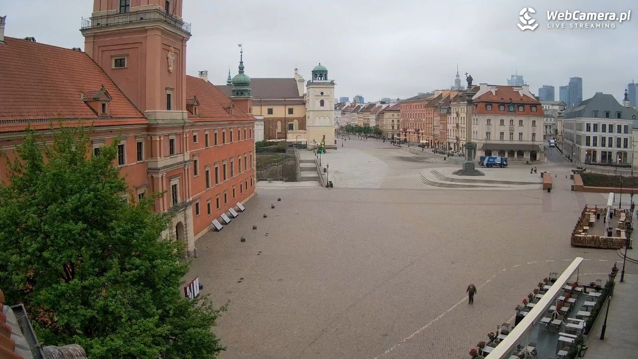 Warszawa - Plac Zamkowy 4K - 08 maj 2026, 06:27
