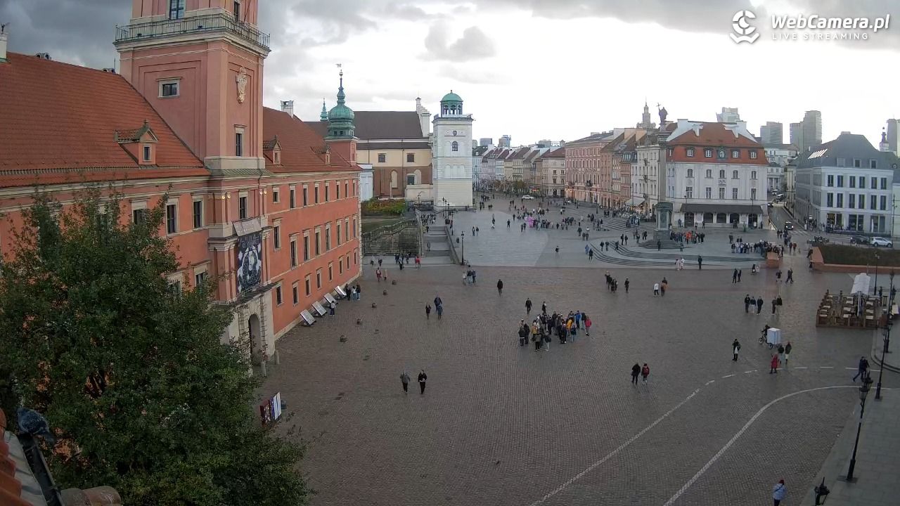 Warszawa - Plac Zamkowy 4K - 29 październik 2025, 13:31