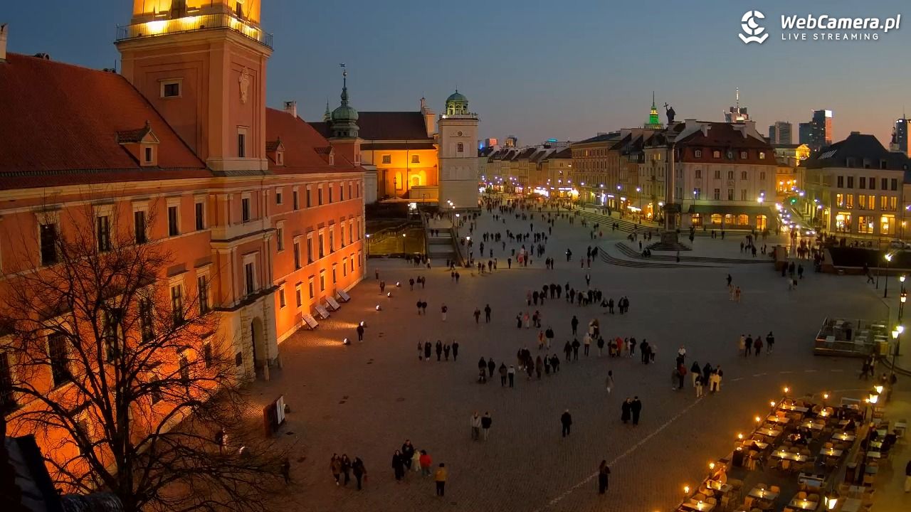 Warszawa - Plac Zamkowy 4K - 21 marzec 2026, 18:21