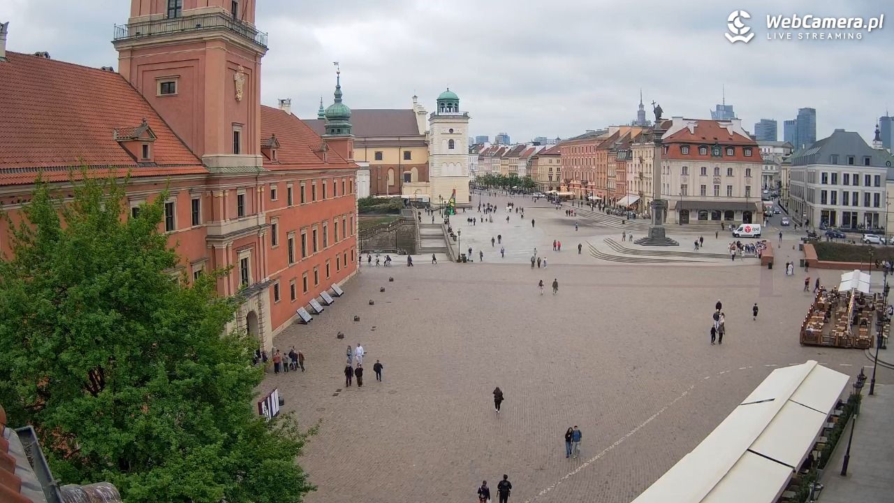 Warszawa - Plac Zamkowy 4K - 07 maj 2026, 12:09
