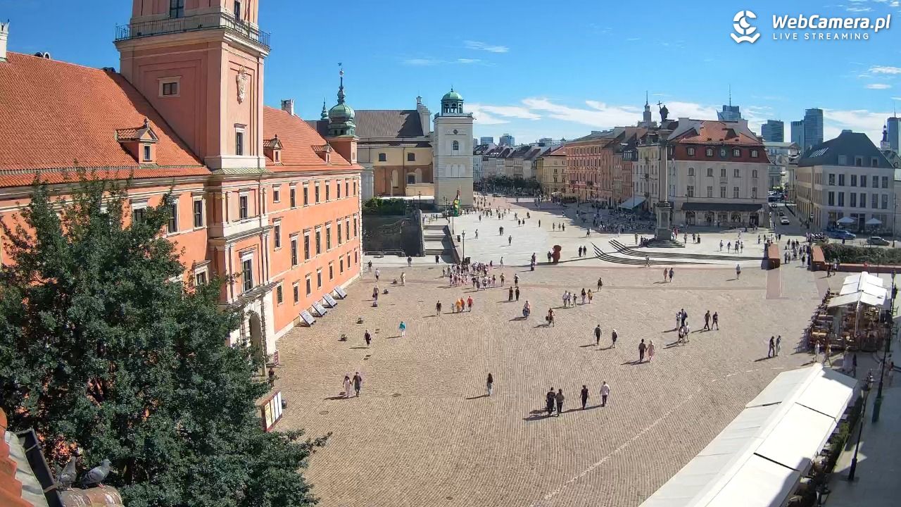 Warszawa - Plac Zamkowy 4K - 24 czerwiec 2026, 15:50