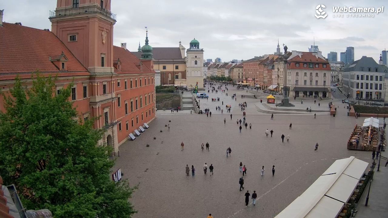 Warszawa - Plac Zamkowy 4K - 07 maj 2026, 18:47