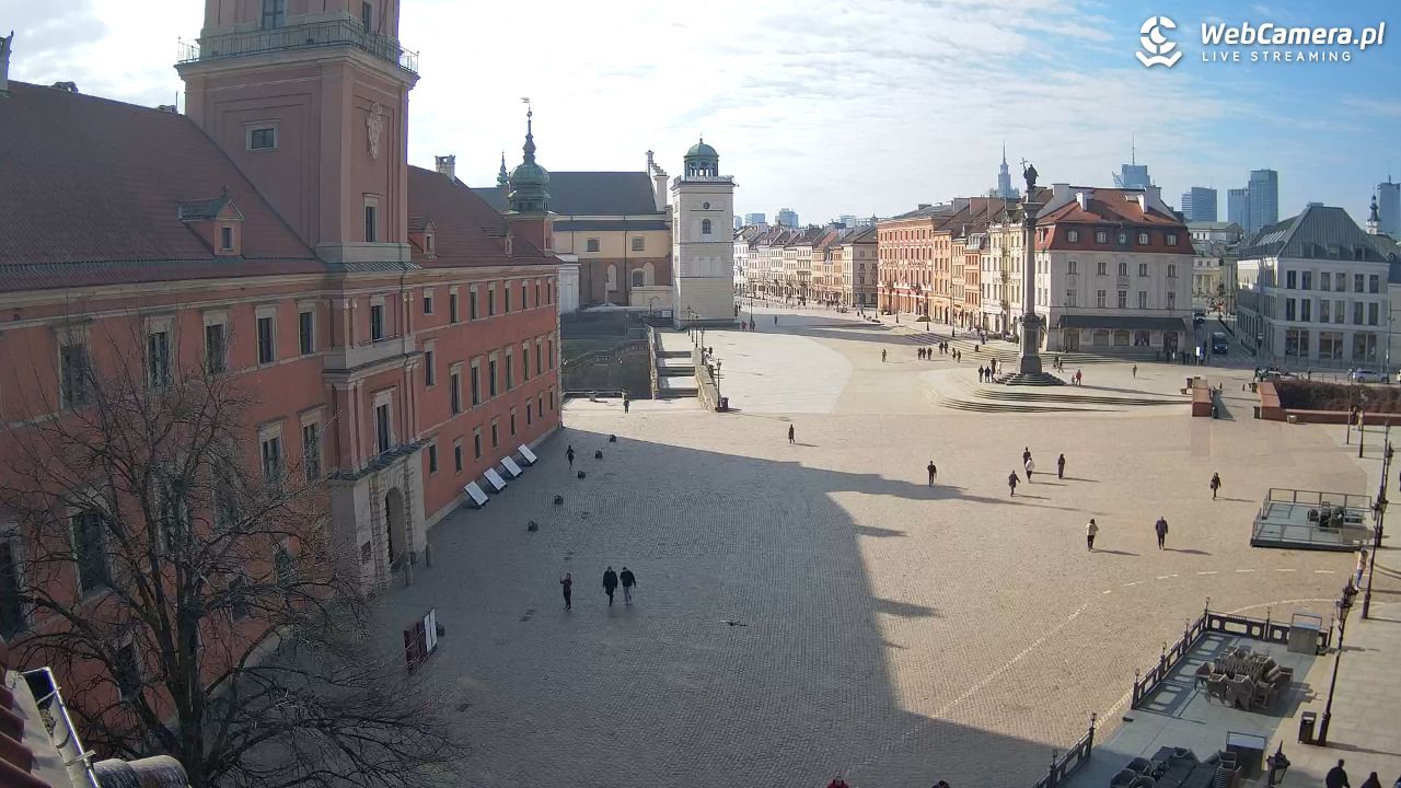 Warszawa - Plac Zamkowy 4K - 22 marzec 2026, 09:03