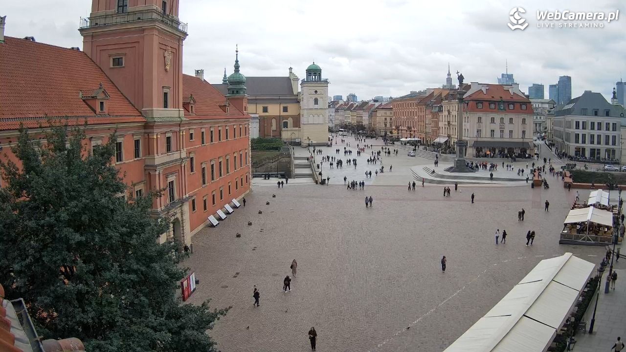 Warszawa - Plac Zamkowy 4K - 24 wresień 2026, 13:47