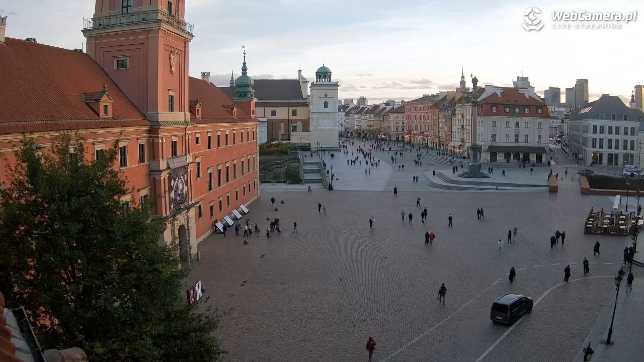 Warszawa - Plac Zamkowy 4K - 31 październik 2025, 15:36