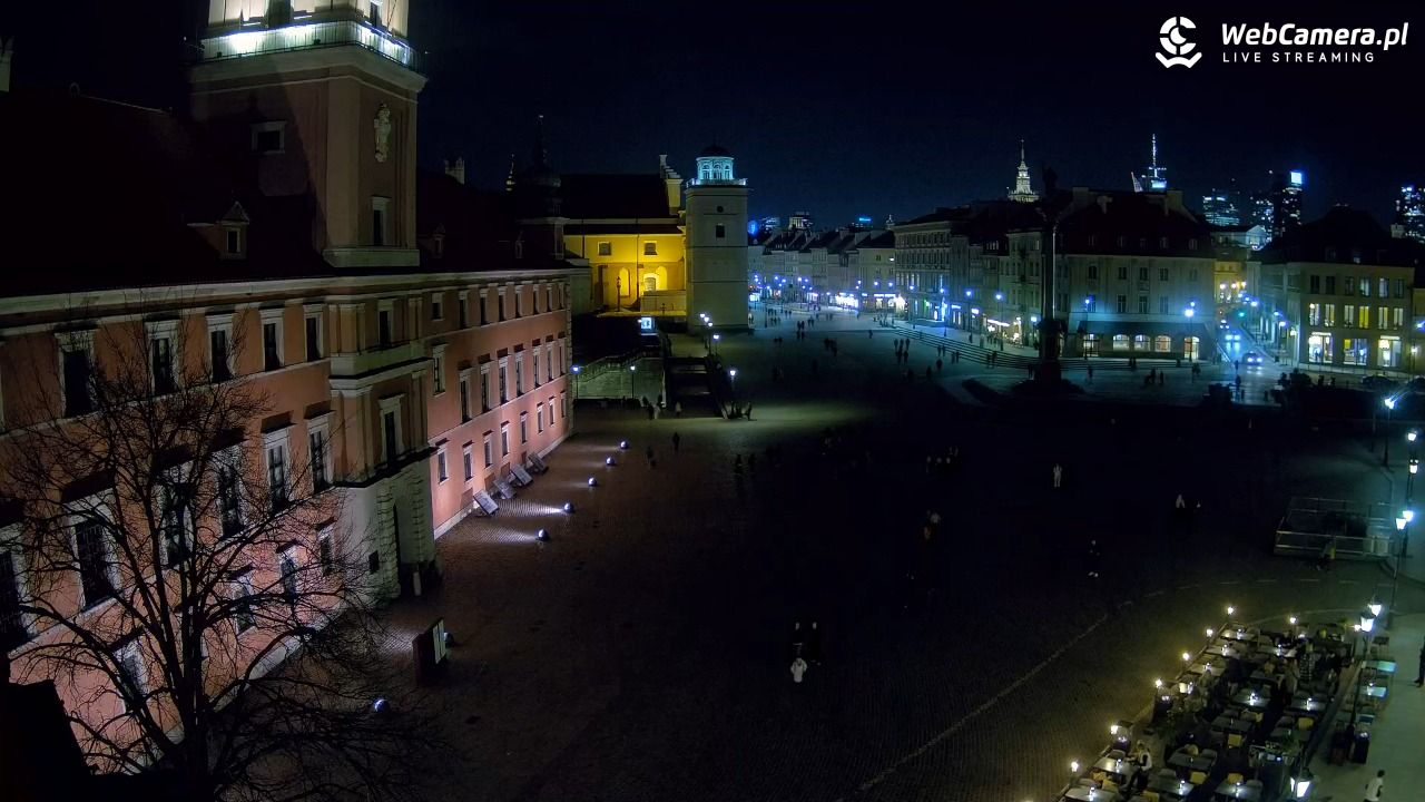 Warszawa - Plac Zamkowy 4K - 23 marzec 2026, 19:08