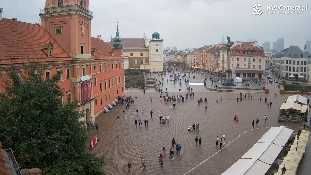 Warszawa - Plac Zamkowy 4K - 14 wresień 2025, 15:20