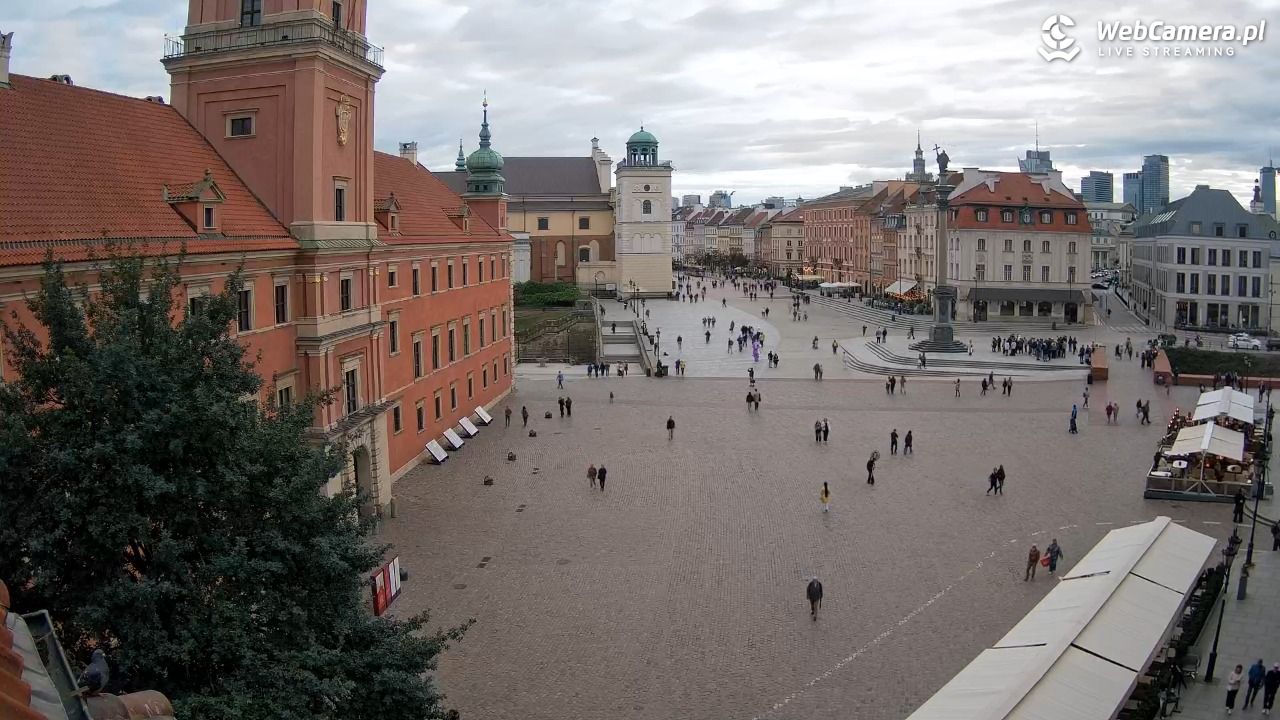 Warszawa - Plac Zamkowy 4K - 23 wresień 2026, 17:10